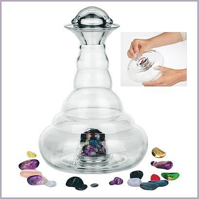 Eau de source avec pierres